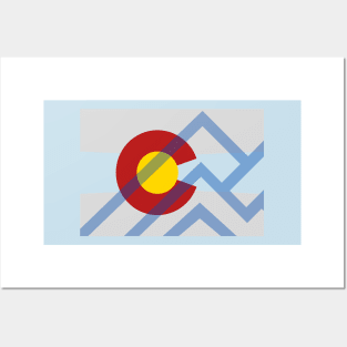 Colorado Mountains design Posters and Art